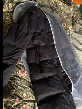 Uniqlo seamless down long coat. size medium.